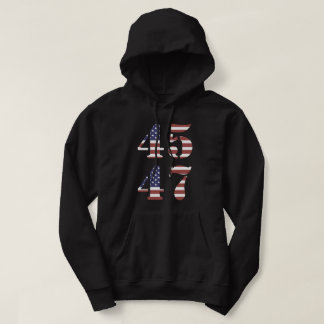 Wahl von Trump 45 47 2024 Hoodie