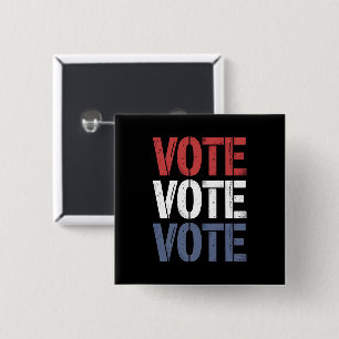 Wahl Wahlkampf Politik Abstimmung Wählerregistrier Button