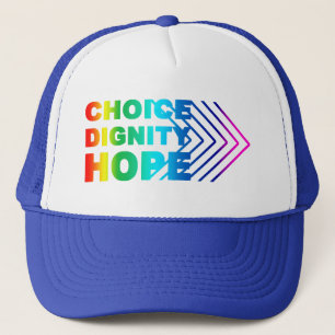 WAHL WÜRDIGKEITSHOFFNUNG RAINBOW TRUCKER HAT TRUCKERKAPPE