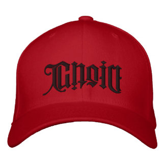 Wahl/Ziel Ambigram Lid Bestickte Kappe