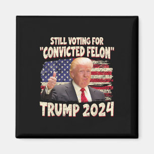 Wahlberechtigter Felon 2024 - Trump 2024 verurteil Magnet