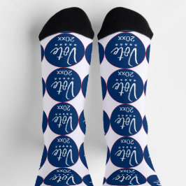 Wähle 2026 Wahl Fünf Sterne Blau Nicht-Parteiisch Socken