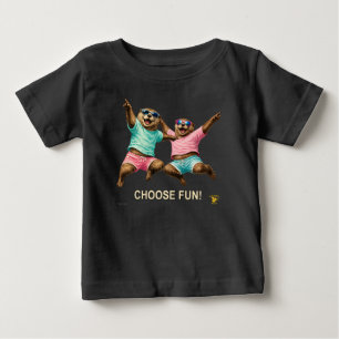 Wähle das lustige Otter-Duo Baby T-shirt