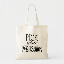 Wähle Dein Gift Hexentasche Halloween-Tasche