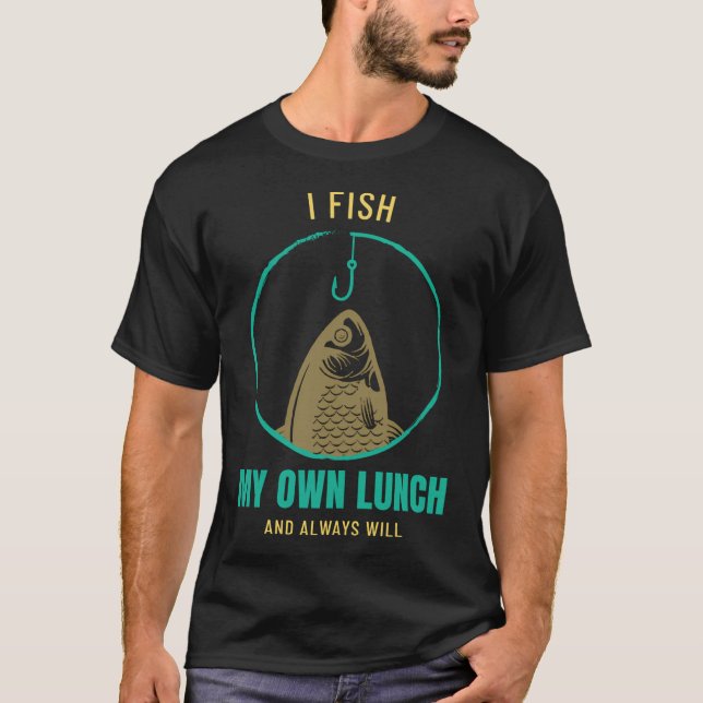 Wähle Deine Waffe Angelköder Spruch 03 Aufkleber T-Shirt (Vorderseite)