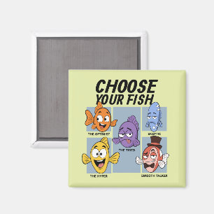 Wähle deinen lustigen Fisch Magnet