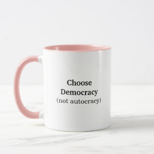 Wähle Democracy Coffee Tasse