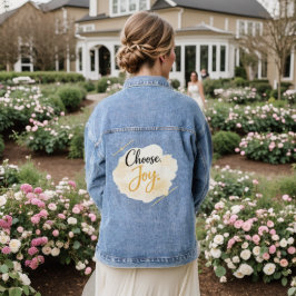 Wähle den Choose Joy Denim-Jacket Jeansjacke