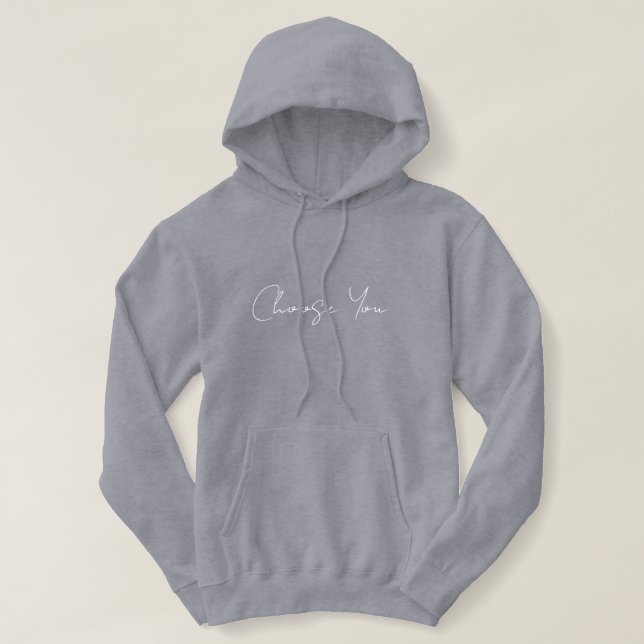 Wähle Dich mit Virginia Rose Hoodie (Design vorne)