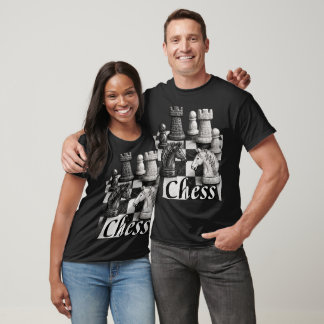 Wähle eine Seite! Schach T-Shirt Dunkel