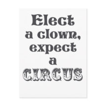 Wähle einen Clown, erwarte einen Zirkus! Fun Anti