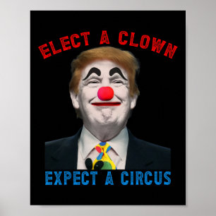 Wähle einen Clown Poster