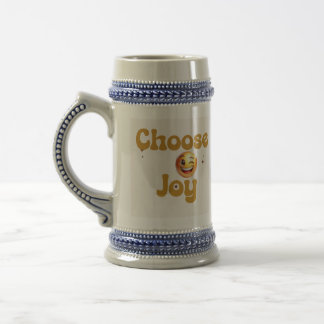 WÄHLE FREUDE BIERGLAS