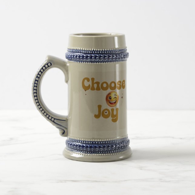 WÄHLE FREUDE BIERGLAS (Links)
