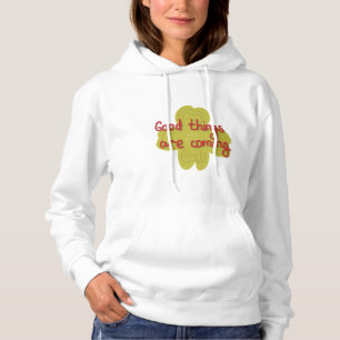Wähle Freude Positives Zitat Hoodie