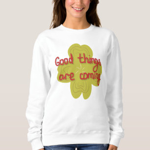 Wähle Freude Positives Zitat Sweatshirt