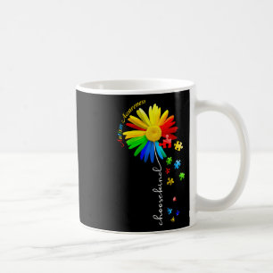 Wähle freundliche Autismus-Bewusstseins-Sonnenblum Kaffeetasse