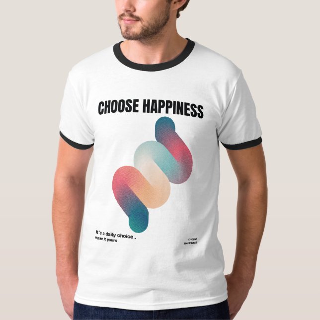 Wähle Glück T-Shirt (Vorderseite)