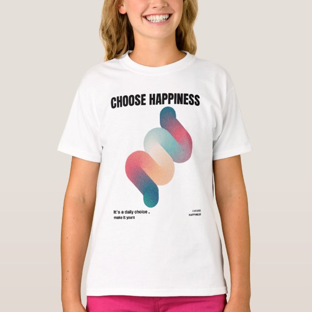 Wähle Glück T-Shirt (Vorderseite)