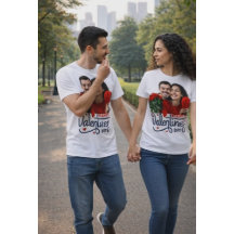 Wähle immer die Liebe – Valentins-T-Shirt für Paar