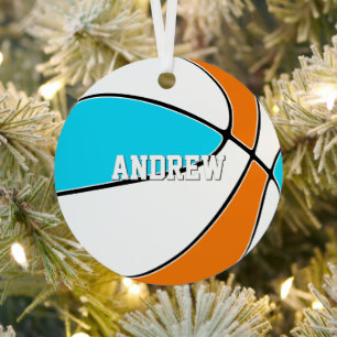 wähle IRGENDEINE Teamfarben mit Trikotnummer Baske Ornament Aus Metall
