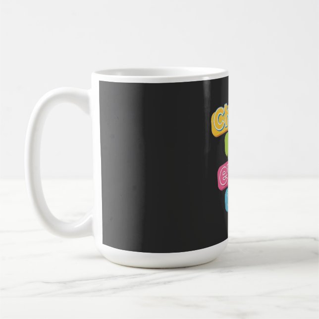Wähle jeden Tag Freude! Kaffeetasse (Links)