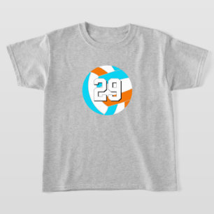 Wähle JEDER Mannschaftsfarben mit Trikotnummer Vol T-Shirt