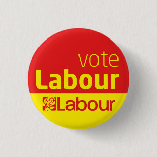Wähle Labour Party Button Badge Allgemeine Wahl