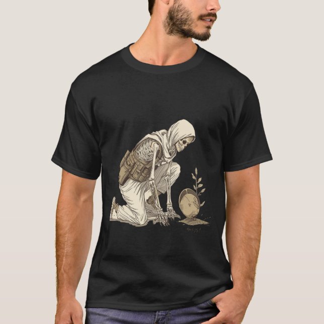 Wähle Leben statt Krieg – Anti WW3 Statement T-Shi T-Shirt (Vorderseite)