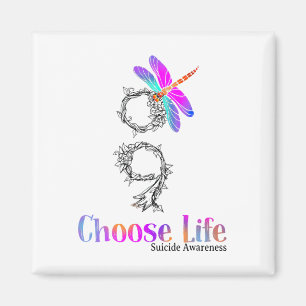 Wähle Life Suicide Awareness Dragonfly Magnet