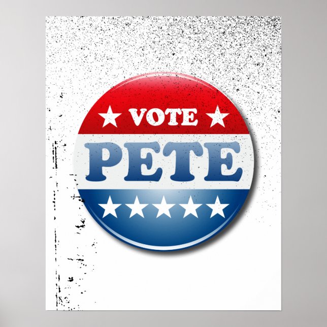 Wähle Pete 2020 Poster (Vorne)