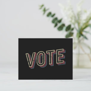 Wähle Pro Choice Präsident Wahlen Feministin Postkarte