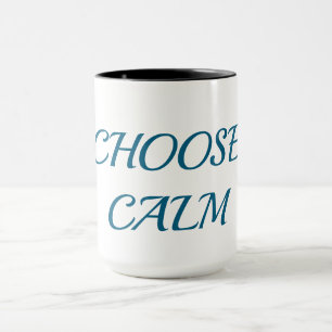 Wähle Ruhe – Minimale Kaffeetasse Ästhetischer Z