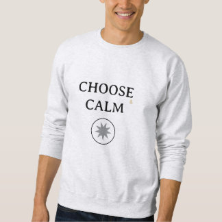 Wähle Ruhe – T-Shirt mit minimalem ästhetischem De Sweatshirt