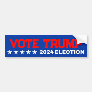 Wähle Trump 2024 Wahl Autoaufkleber