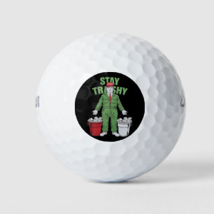 Wähle Trump Müllmann Bleib Schmutzig 2024 Wahl  Golfball