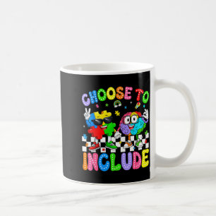Wähle, um lustiges Puzzle-Gehirn Autismus einzubez Kaffeetasse