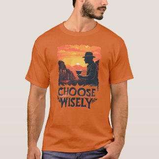 Wähle Weises Sonnenuntergang T-Shirt