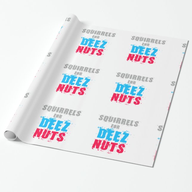 Wahlen 2016 - Eichhörnchen für Deez Nuts Geschenkpapier (Ungerollt)