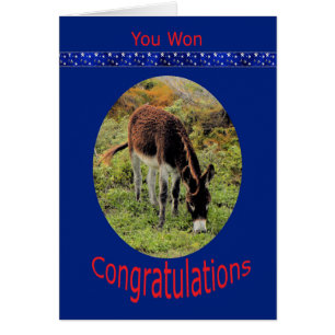 Wahlen gewinnen Herzlichen Glückwunsch an Donkey