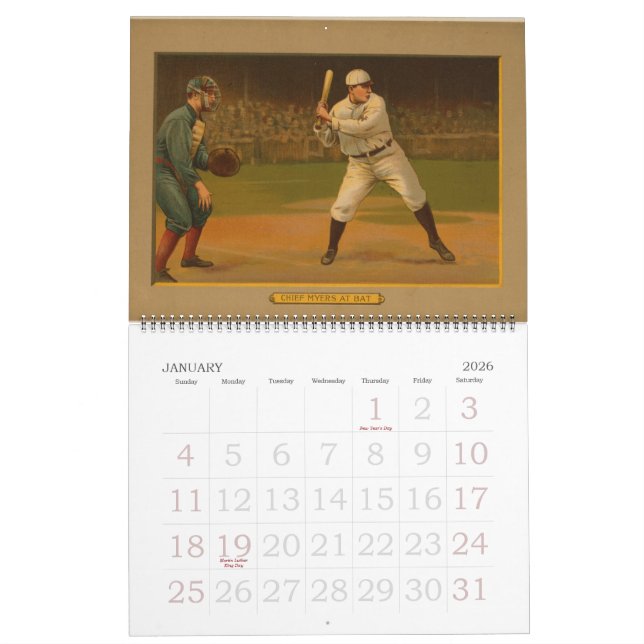 Wählen Sie 1911 goldene Ära-Baseballkarten vor Kalender (Jan 2026)