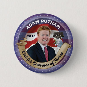 Wählen Sie Adam Putnam für Gouverneur von Florid Button