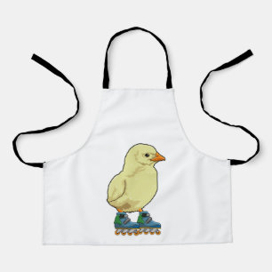 Wählen Sie als Inline-Skater mit Inline-Skaten aus Schürze