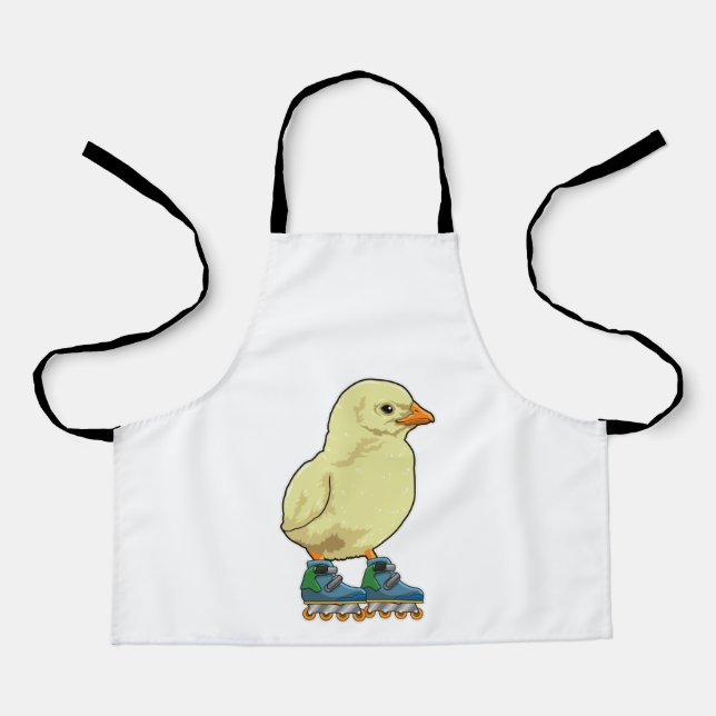 Wählen Sie als Inline-Skater mit Inline-Skaten aus Schürze (Vorderseite)