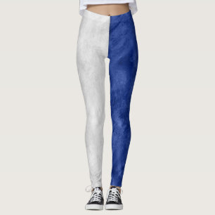 Wählen Sie aus 26 Wasserfarben-Seeflaggen Leggings