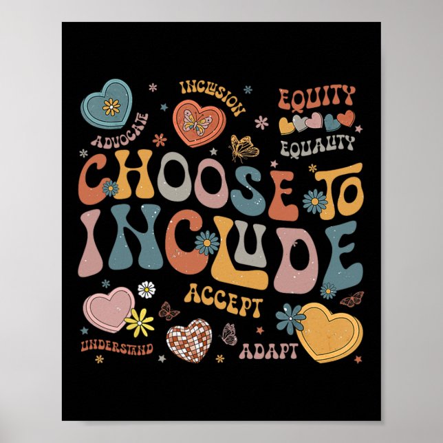 Wählen Sie Autismus Awaren, um Integrationsproblem Poster (Vorne)
