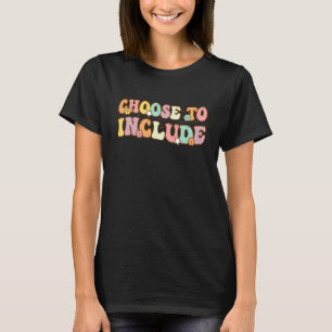Wählen Sie Autismus für Bildung-Speziallehrer T-Shirt