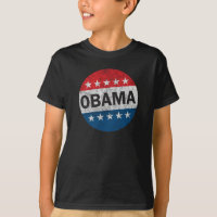 Wählen Sie Barack Obama 2012 Vintages Knopf-Shirt