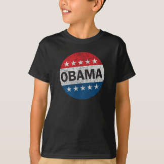 Wählen Sie Barack Obama 2012 Vintages Knopf-Shirt T-Shirt