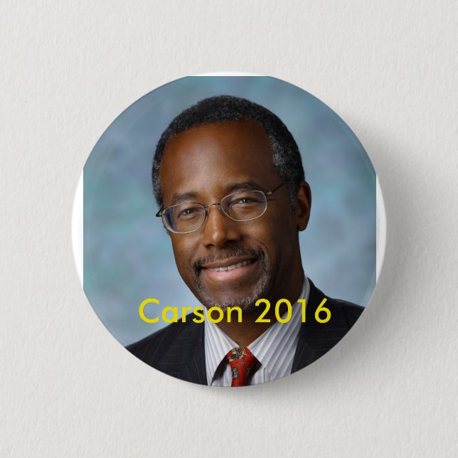Wählen Sie Ben Carson 2016 Button (Vorderseite)